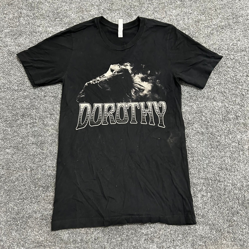 Dorothy T-Shirt Womens Small Black Graphic Band Tee Short Sleeve Rock Concert